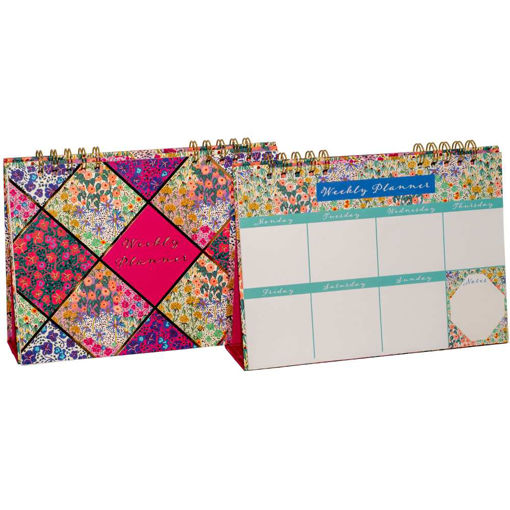 Picture of LIBERTY GARDEN WEEKLY DESK PLANNER 25.2X10.8CM